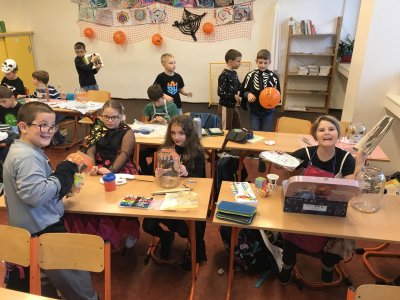 Halloween v naší třídě (říjen 2023)